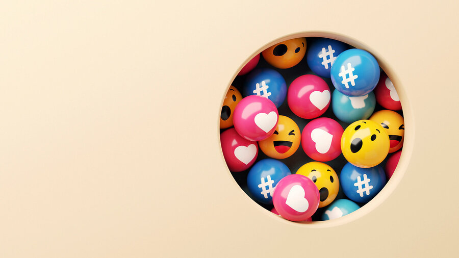 2149750423 Social,Media,And,Technology,Icon,,Copy,Space,,3d,Render.